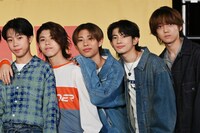 左からKAIRI、COTA、REN、KEI、TAICHI。