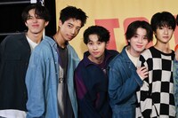 左からRAIKI、GOICHI、YUTA、KEITO、RYOMA。