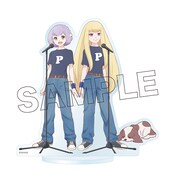 PUFFYとついでにTOOBOE「コラージュ」アクリルキーホルダーのイメージ。 (c)「まほなれ」製作委員会