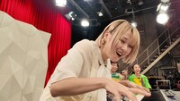 ハラミちゃんの演奏シーン。（写真提供：NHK）