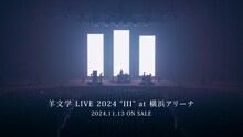 羊文学「羊文学 LIVE 2024 “III” at横浜アリーナ」ティザー映像