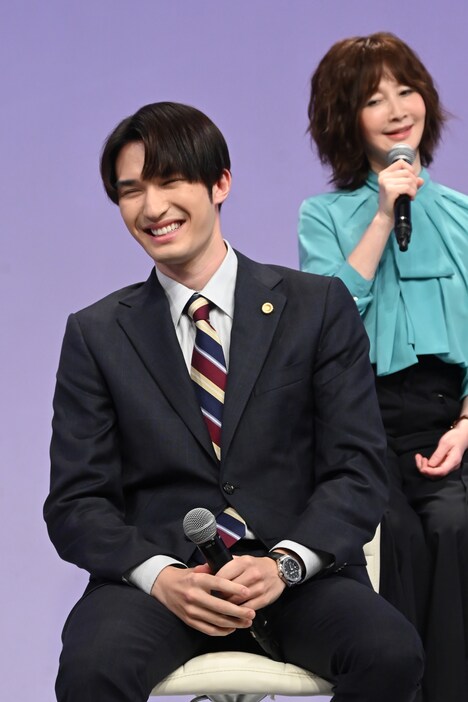 楽しそうなジェシー(SixTONES)。