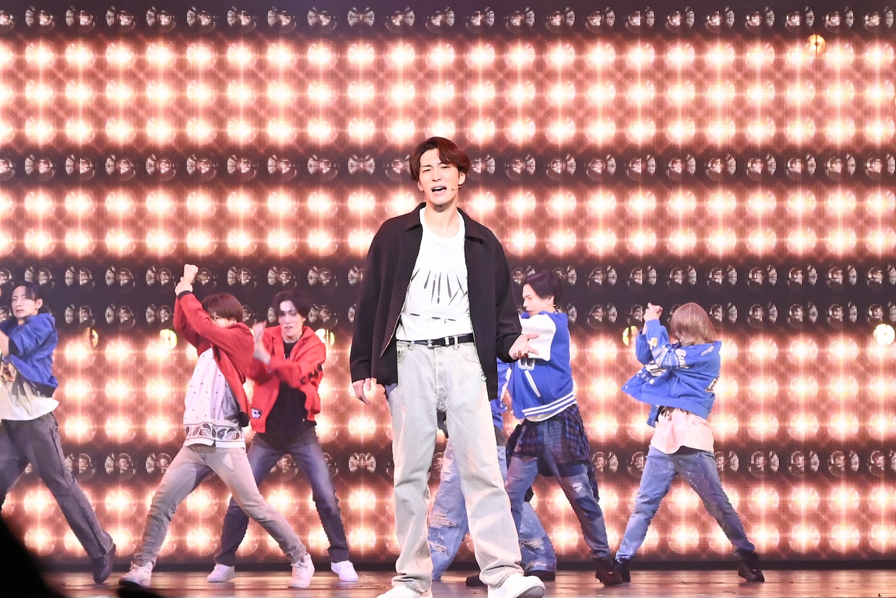 DREAM BOYS ドリボ　2024 ステージフォト　渡辺翔太 渡辺翔太と森本慎太郎「ドリボ」開幕、少年忍者を見てあの頃を
