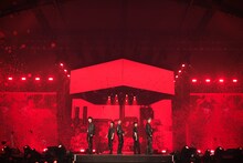 「TOMORROW X TOGETHER WORLD TOUR ＜ACT : PROMISE＞ 」NTSU ARENA公演の様子。(P)&(C) BIGHIT MUSIC