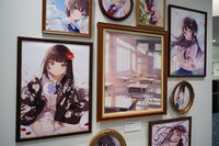しぐれうい「SHIGURE UI 5th Anniversary Live “masterpiece”」展示の様子。