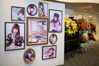 しぐれうい「SHIGURE UI 5th Anniversary Live “masterpiece”」展示の様子。