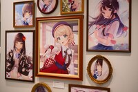 しぐれうい「SHIGURE UI 5th Anniversary Live “masterpiece”」展示の様子。