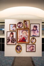 しぐれうい「SHIGURE UI 5th Anniversary Live “masterpiece”」展示の様子。