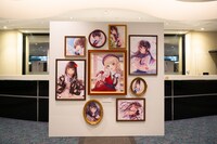 しぐれうい「SHIGURE UI 5th Anniversary Live “masterpiece”」展示の様子。