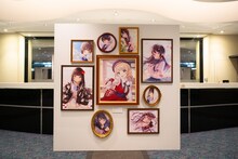 しぐれうい「SHIGURE UI 5th Anniversary Live “masterpiece”」展示の様子。