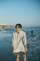 宮世琉弥 写真集「Anew -宮城から世界へ-」掲載カット。