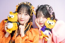 CUTIE STREETの川本笑瑠と桜庭遥花。