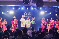 GANG PARADEとthe telephonesのトークの様子。