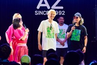 GANG PARADEとthe telephonesのトークの様子。（撮影：大橋祐希）