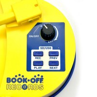 デジタル録音・再生機能付きのポータブルレコードプレーヤーブックオフエディション。