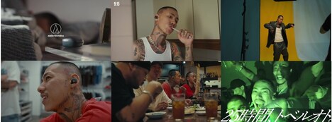 千葉雄喜が出演する「ATH-CKS50TW2」プロモーションムービー「25時間、トベルオト。」編より。