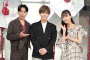 左から山崎育三郎、岩田剛典、井桁弘恵。(c)日本テレビ