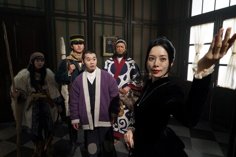 「連続ドラマW ゴールデンカムイ ―北海道刺青囚人争奪編―」第4話の場面写真。(c)野田サトル／集英社 (c)2024 WOWOW