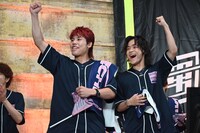 THE RAMPAGEの後藤拓磨と岩谷翔吾。
