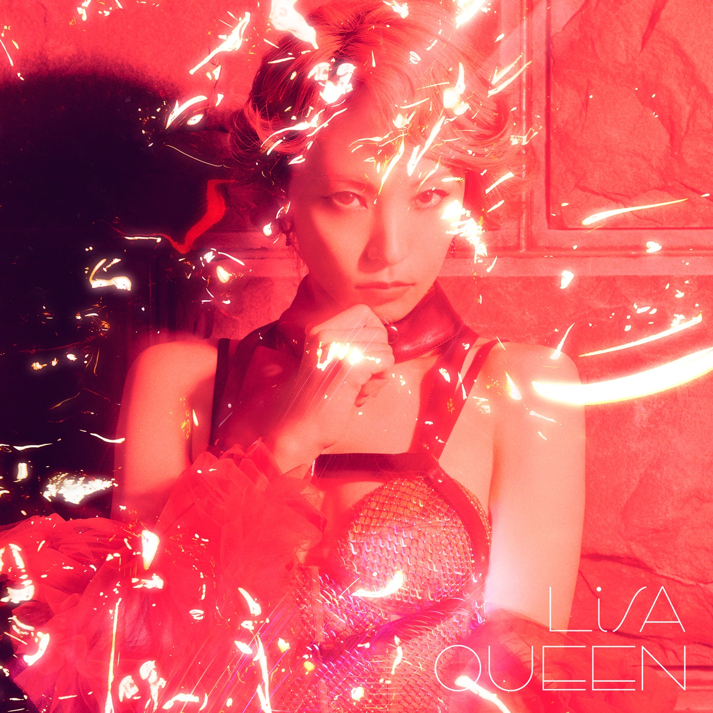LiSA「QUEEN」配信ジャケット