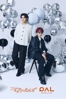 左から長尾謙杜（なにわ男子）、神山智洋（WEST.）。