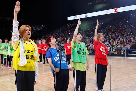 チームキャプテンによる選手宣誓の様子。