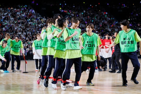 「DAN! DAN! 増えてく競争！」の様子。