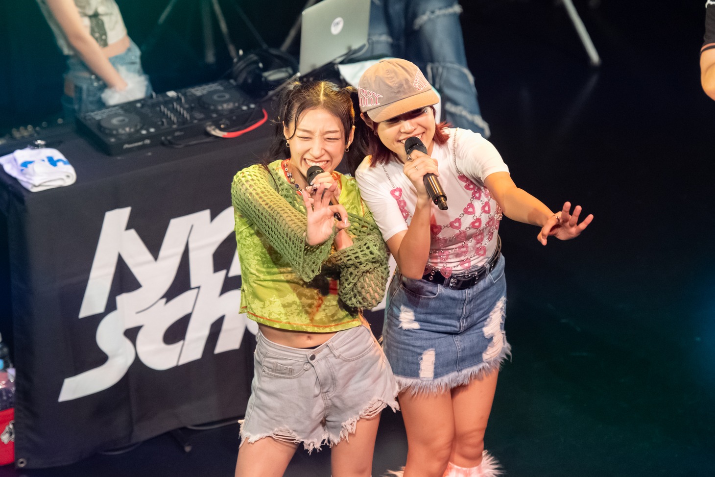 manaとhana。（撮影：須古恵）