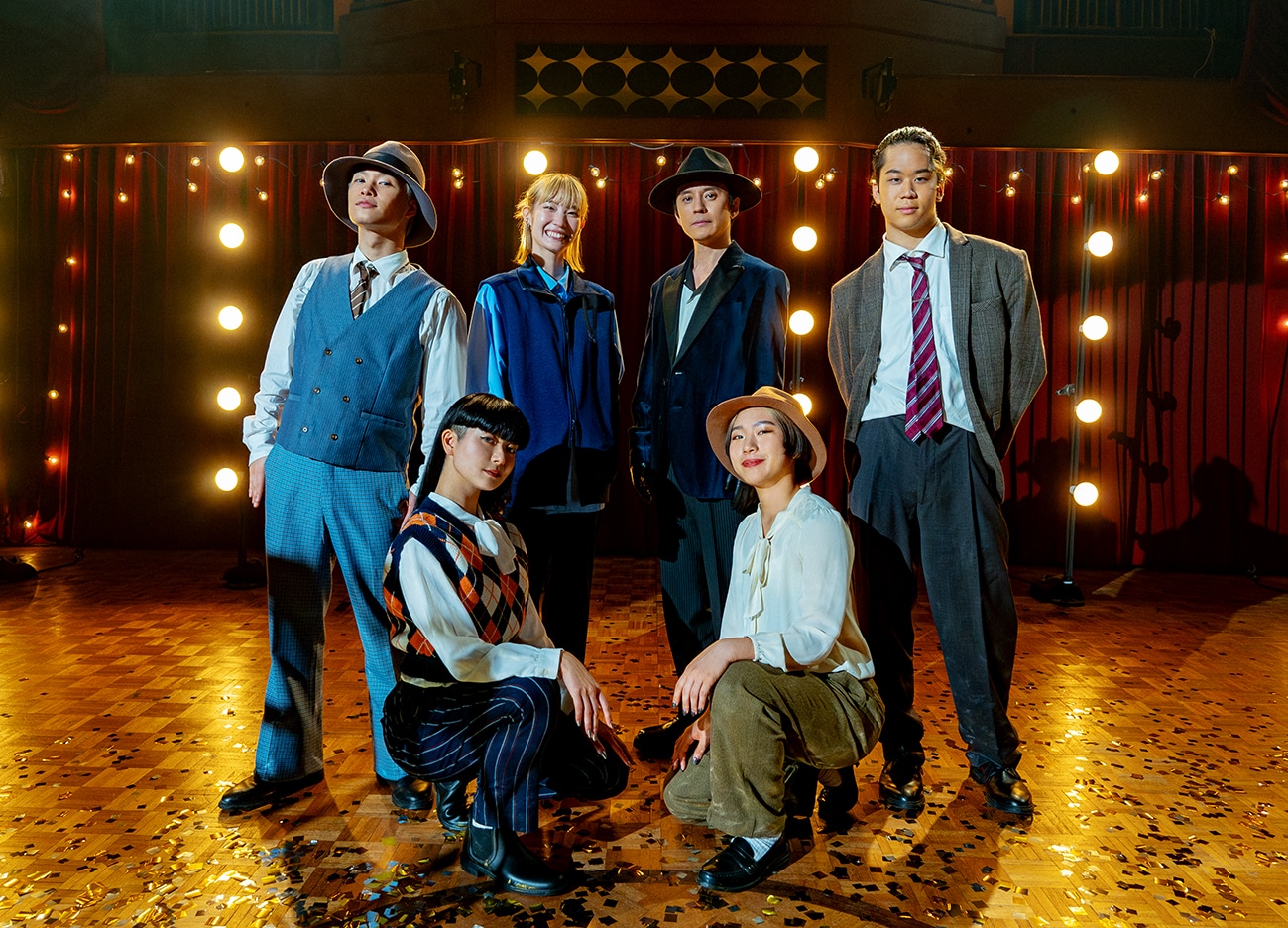 渋谷すばると「Lov U」振付師のSakurako Horikoshi、出演ダンサーの集合カット。