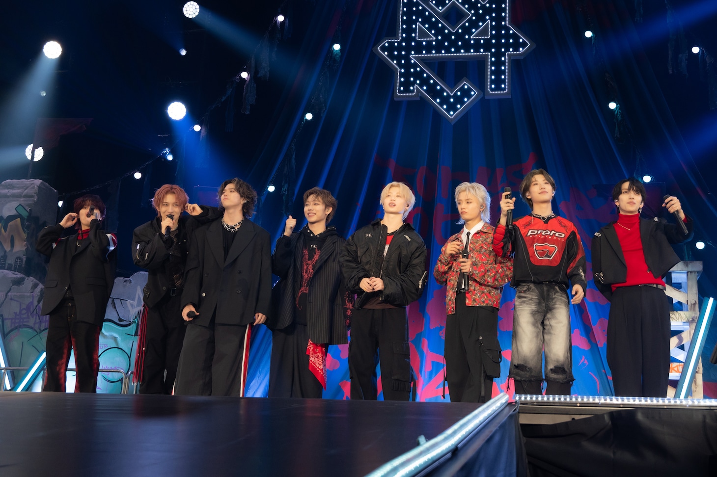 「MAZZEL 1st One Man Tour 2024 "Join us in the PARADE"」大阪城ホール公演の様子。