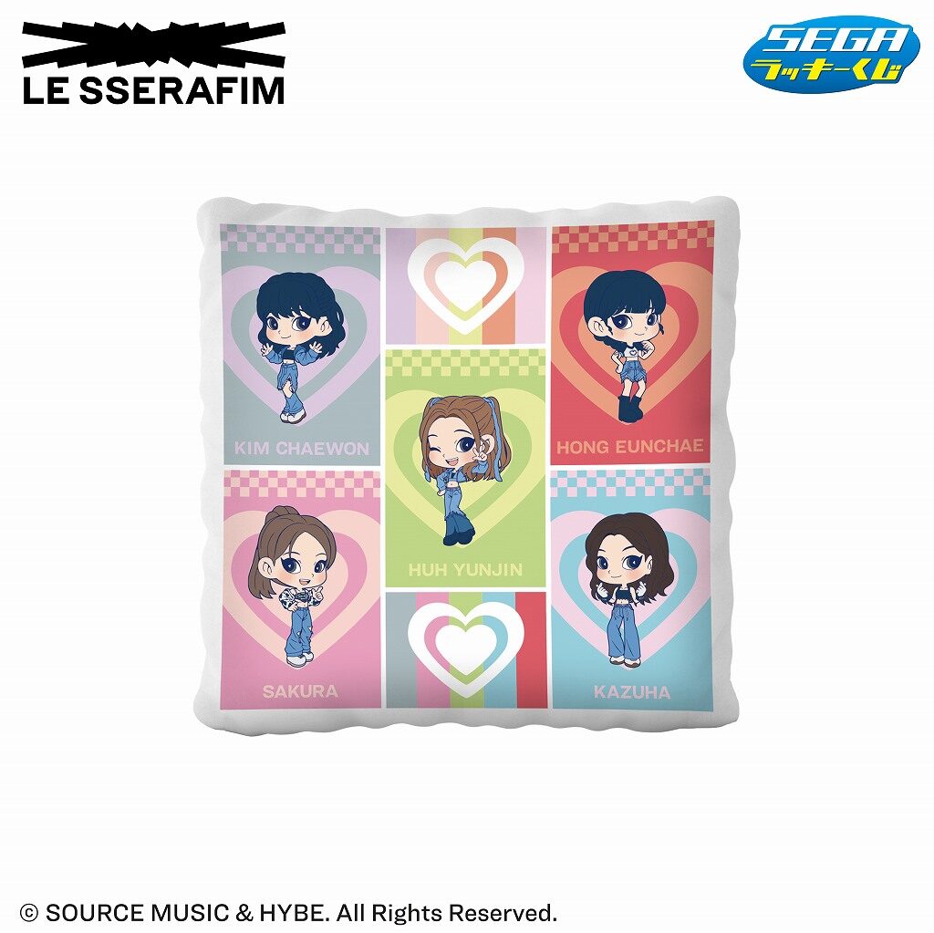 セガ ラッキーくじ『LE SSERAFIM（ルセラフィム）』」ラストラッキー賞 