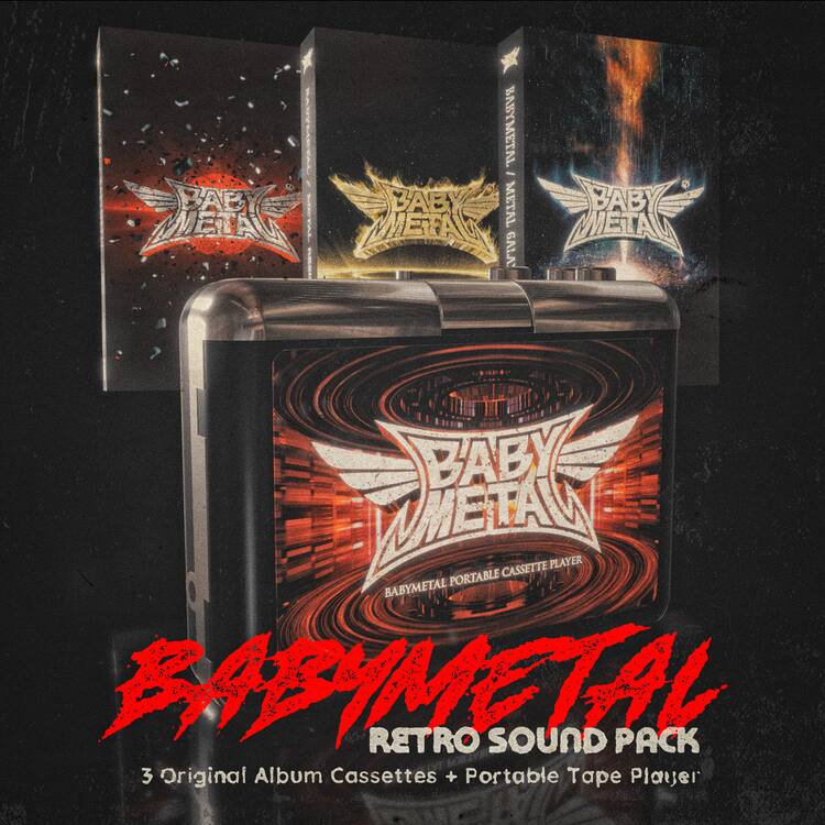 BABYMETAL、ポータブルカセットプレイヤーと旧譜カセットテープの 