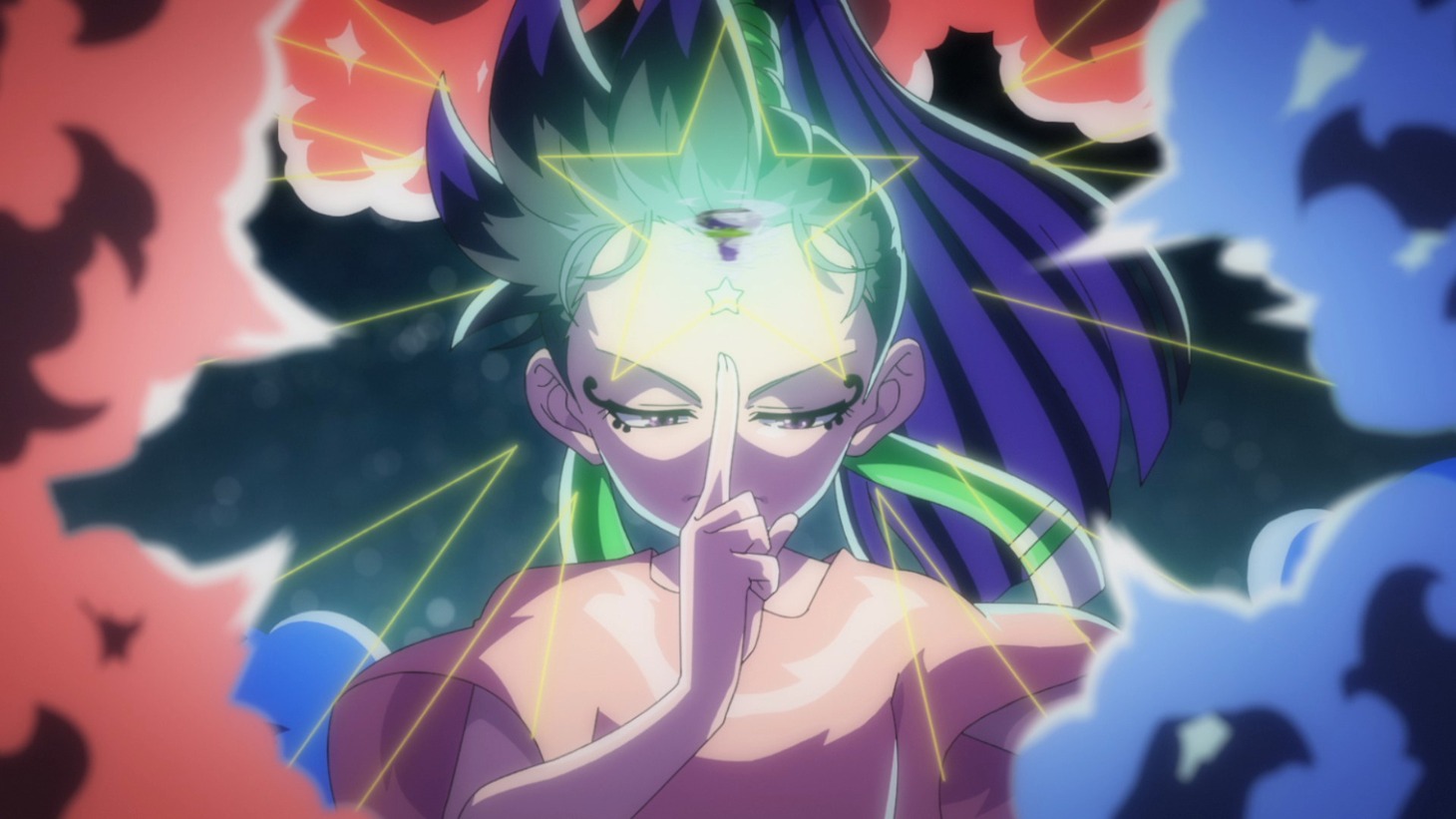 「BEYBLADE X」エンディング映像のワンシーン。 (c)Homura Kawamoto, Hikaru Muno, Posuka Demizu, BBXProject, TV TOKYO