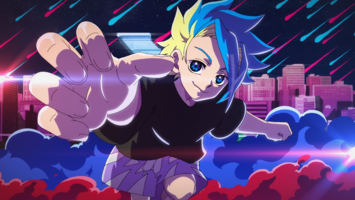 「BEYBLADE X」エンディング映像のワンシーン。 (c)Homura Kawamoto, Hikaru Muno, Posuka Demizu, BBXProject, TV TOKYO