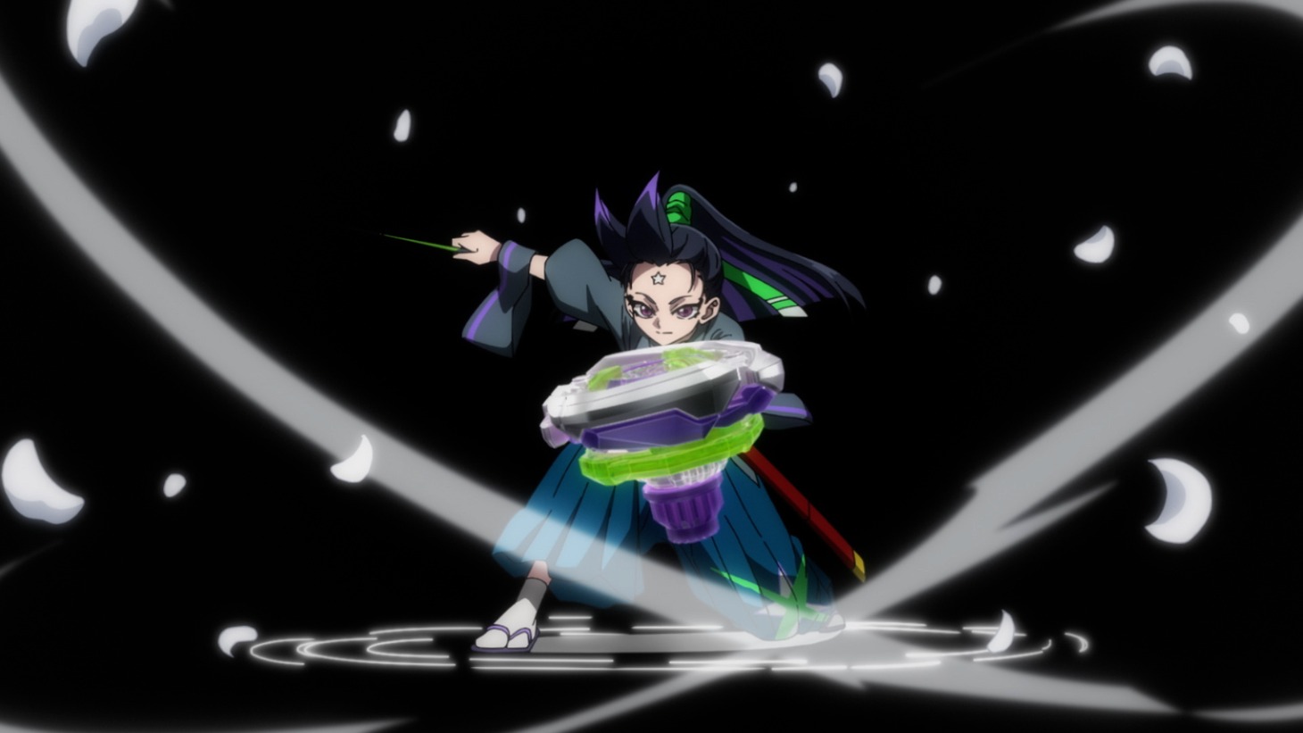 「BEYBLADE X」オープニング映像のワンシーン。 (c)Homura Kawamoto, Hikaru Muno, Posuka Demizu, BBXProject, TV TOKYO