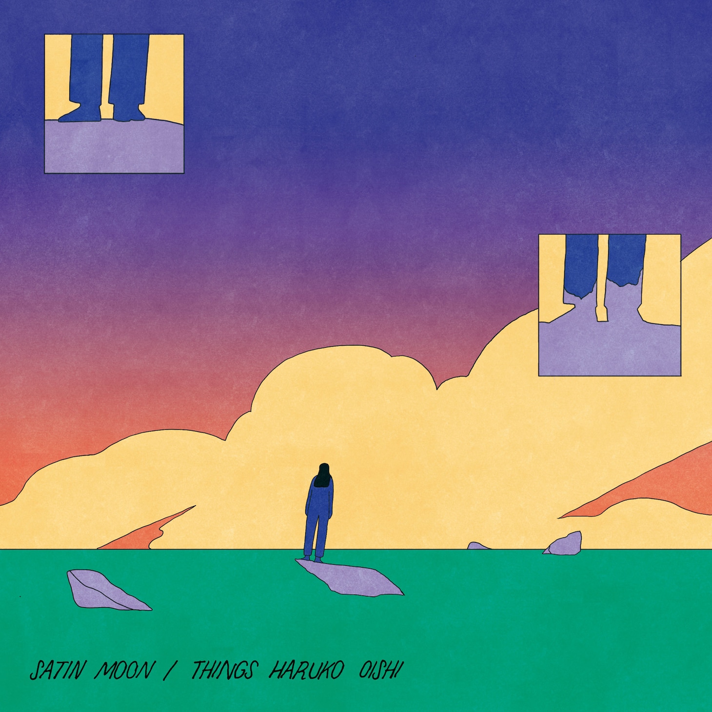 大石晴子「サテンの月」配信ジャケット