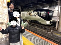 電車大好きな次男Aくん。TRAIN SUITE 四季島と。