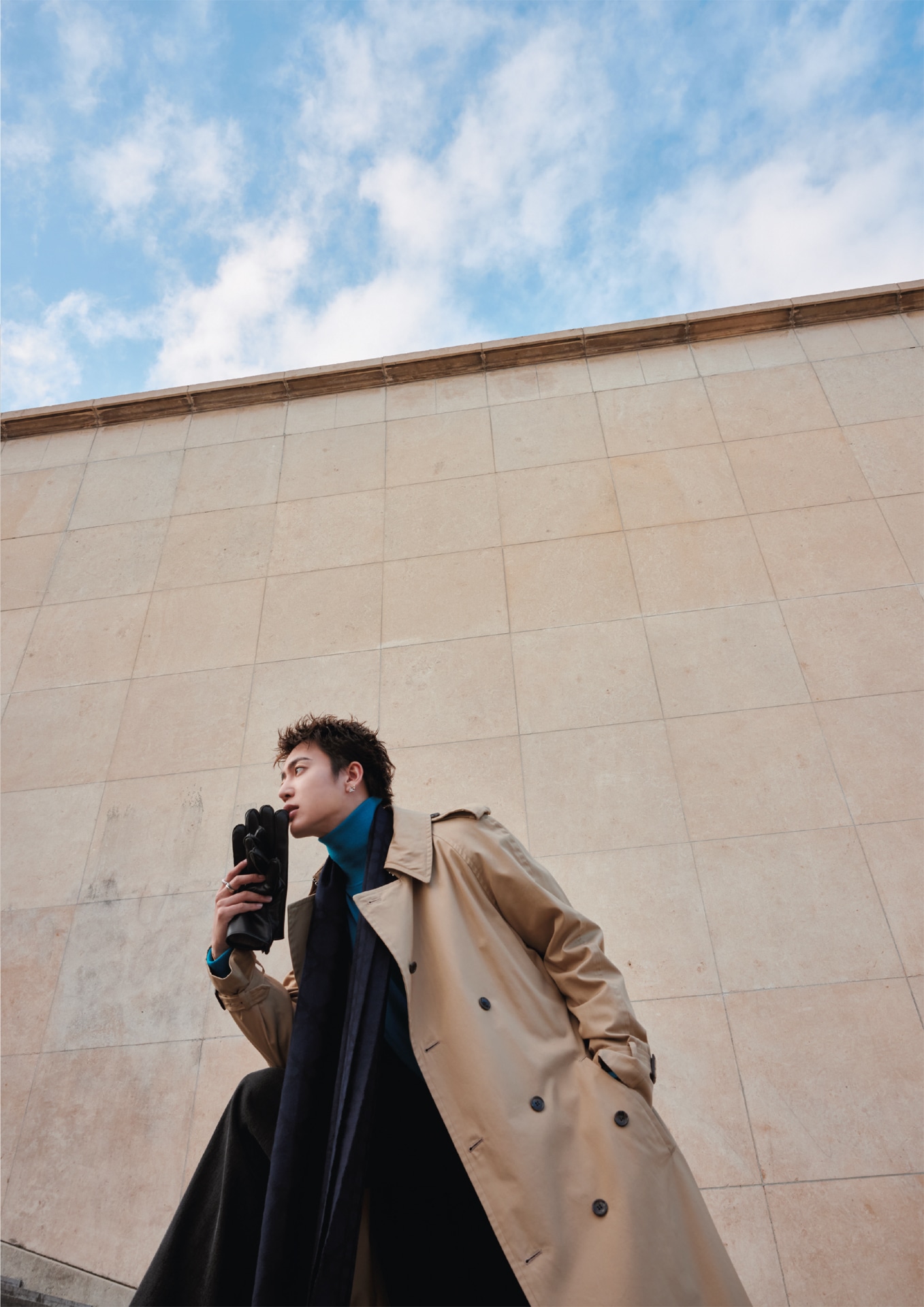 三山凌輝1st写真集「Gaze」より、本人のお気に入りカット。（撮影：嶌原佑矢）