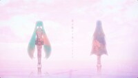 Ado「桜日和とタイムマシン with 初音ミク」ミュージックビデオより。