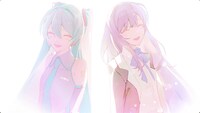 Ado「桜日和とタイムマシン with 初音ミク」ミュージックビデオより。