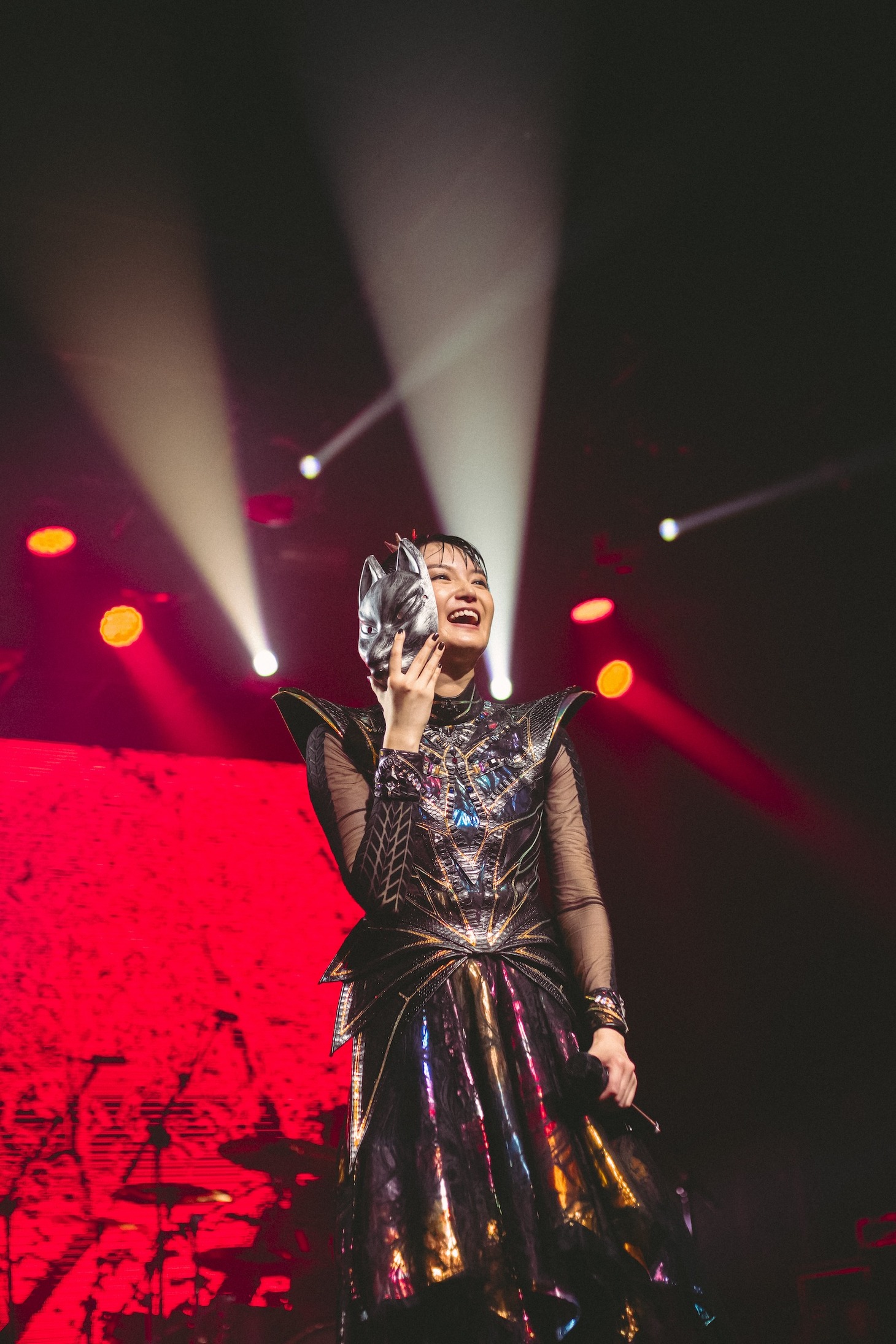 BABYMETALのブラジル・サンパウロ単独公演よりSU-METAL。（Photo by @30e）
