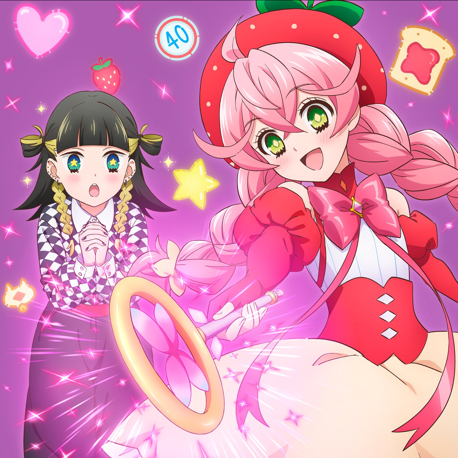 カノエラナ「リバーシブルベイベー」アニメ盤ジャケット