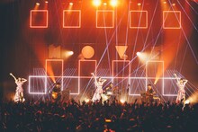 フレデリック×Perfume「オドループ」コラボの様子。（撮影：西槇太一）