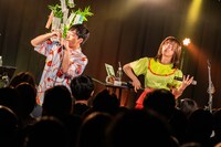 「ライブナタリー “堂島孝平 × 眉村ちあき” ～星に願いを～」振替公演の様子。（撮影：曽我美芽）