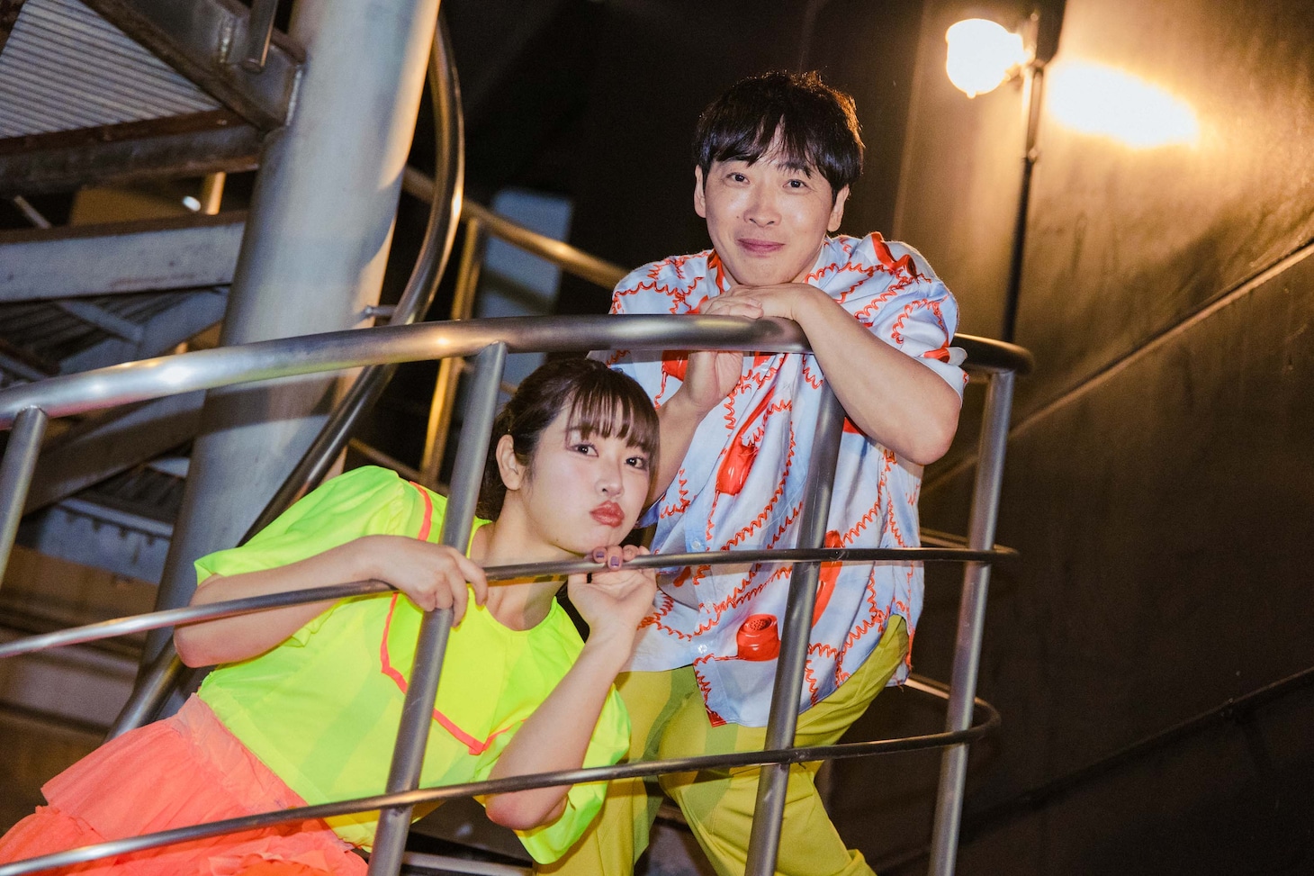 左から眉村ちあき、堂島孝平。（撮影：曽我美芽）
