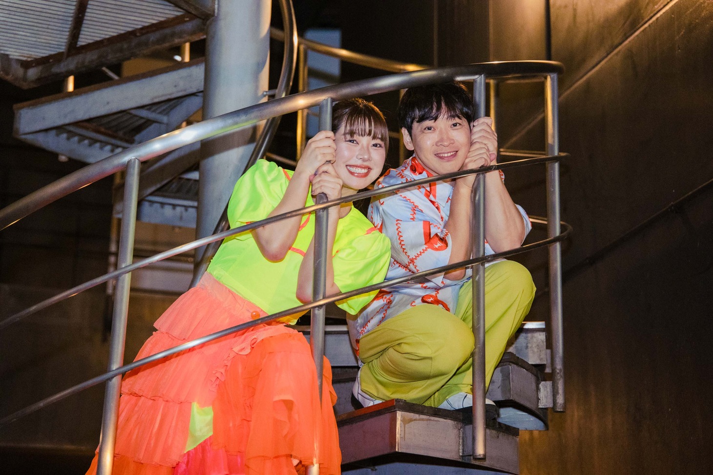 左から眉村ちあき、堂島孝平。（撮影：曽我美芽）