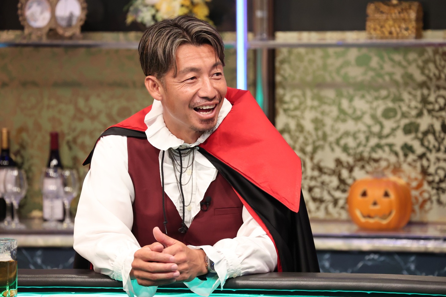 ドラキュラに仮装した鳥谷敬。(c)フジテレビ