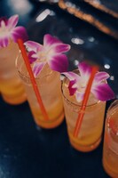 オリジナルカクテル「パッション島」（撮影：マスダレンゾ）