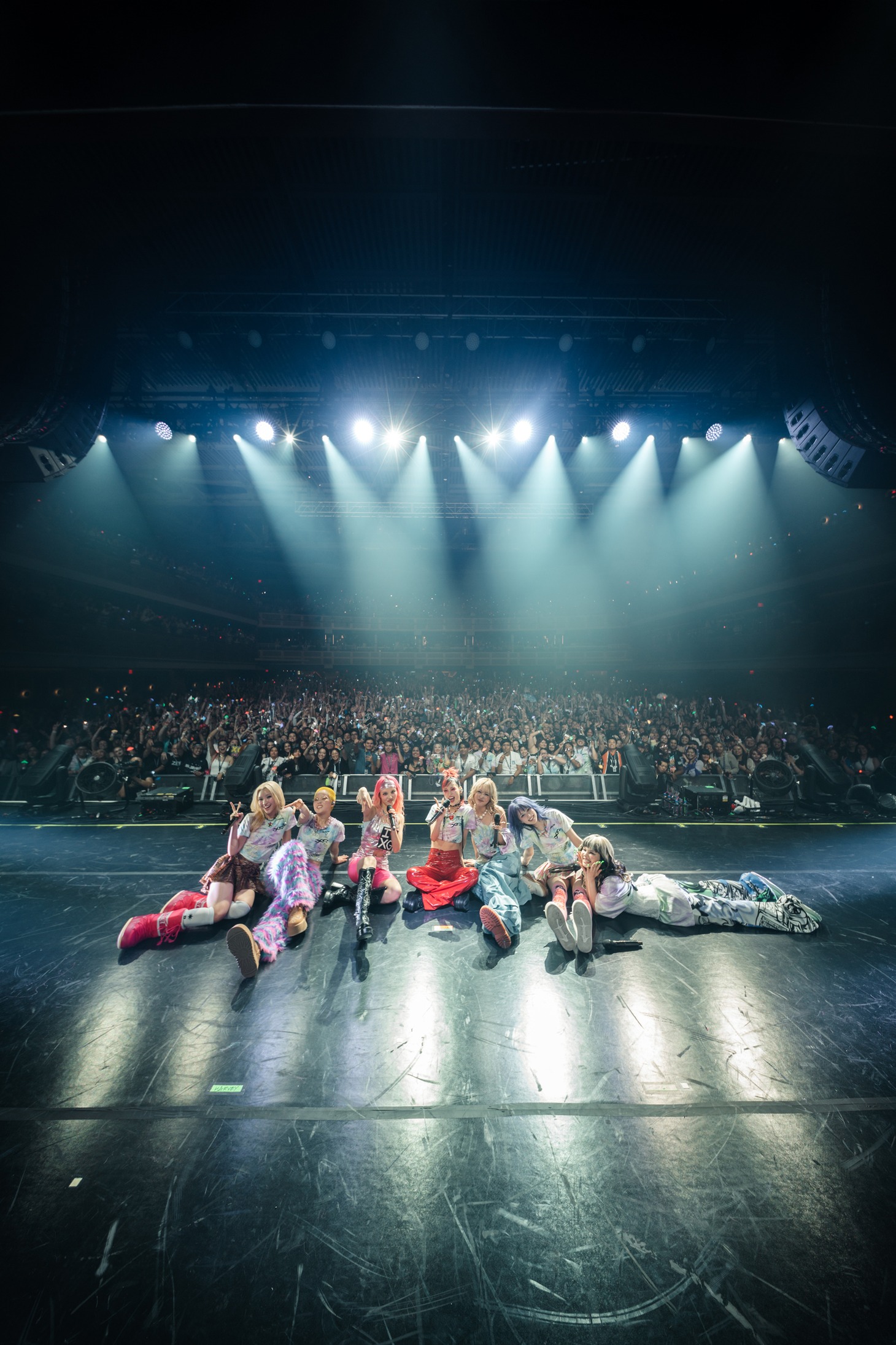 「XG 1st WORLD TOUR "The first HOWL"」ラスベガス公演の様子。