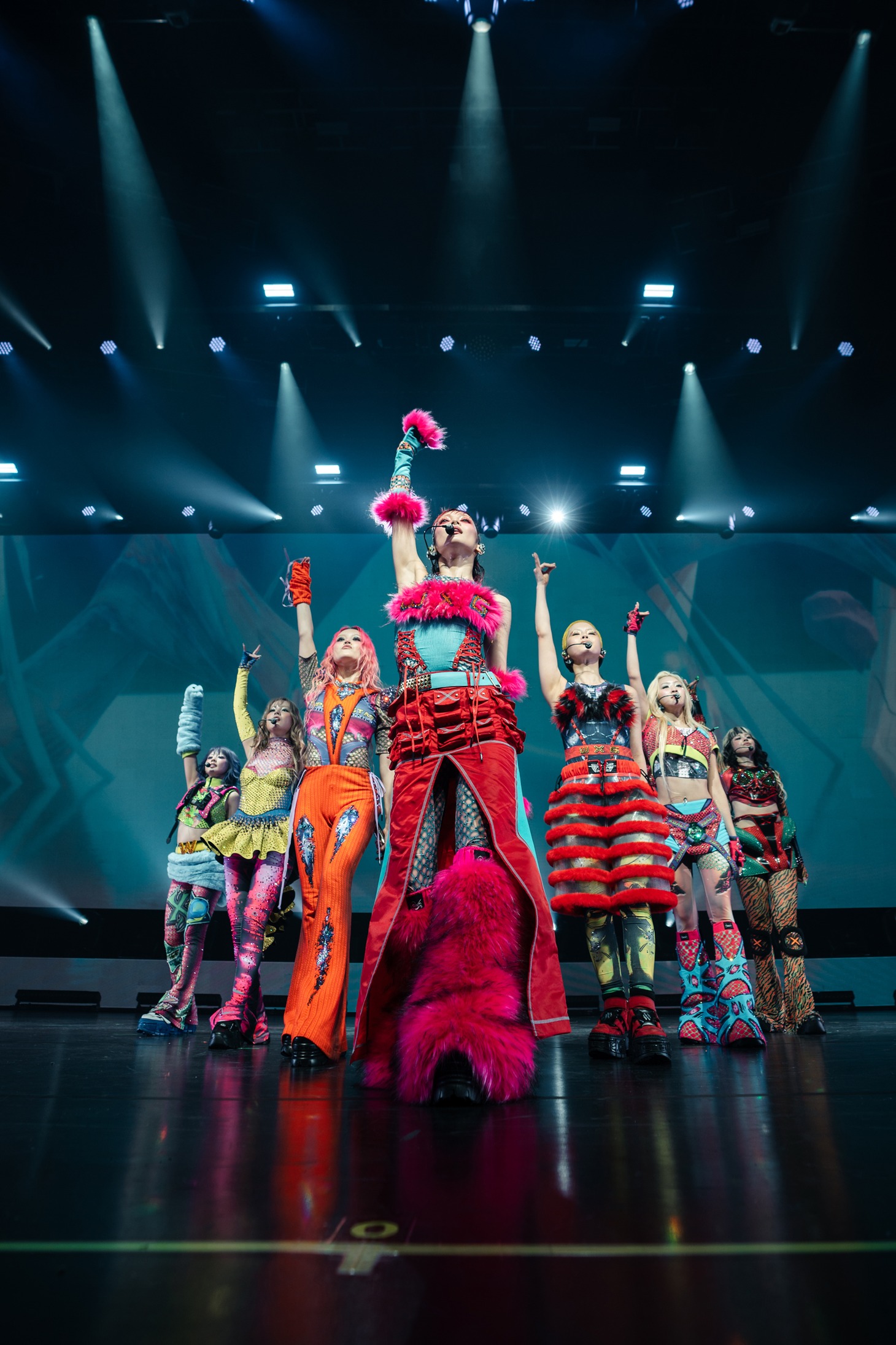 「XG 1st WORLD TOUR "The first HOWL"」ラスベガス公演の様子。